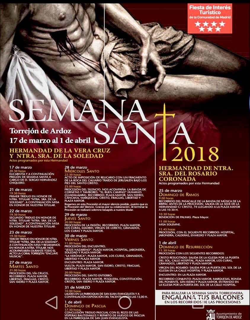 Semana Santa en Torrejón de Ardoz 2018 Torrejón de Ardoz